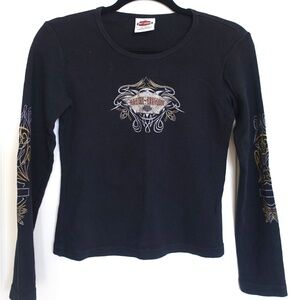 Harley Davidson of Bedford,TX Long Sleeve women T-Shirt size Small